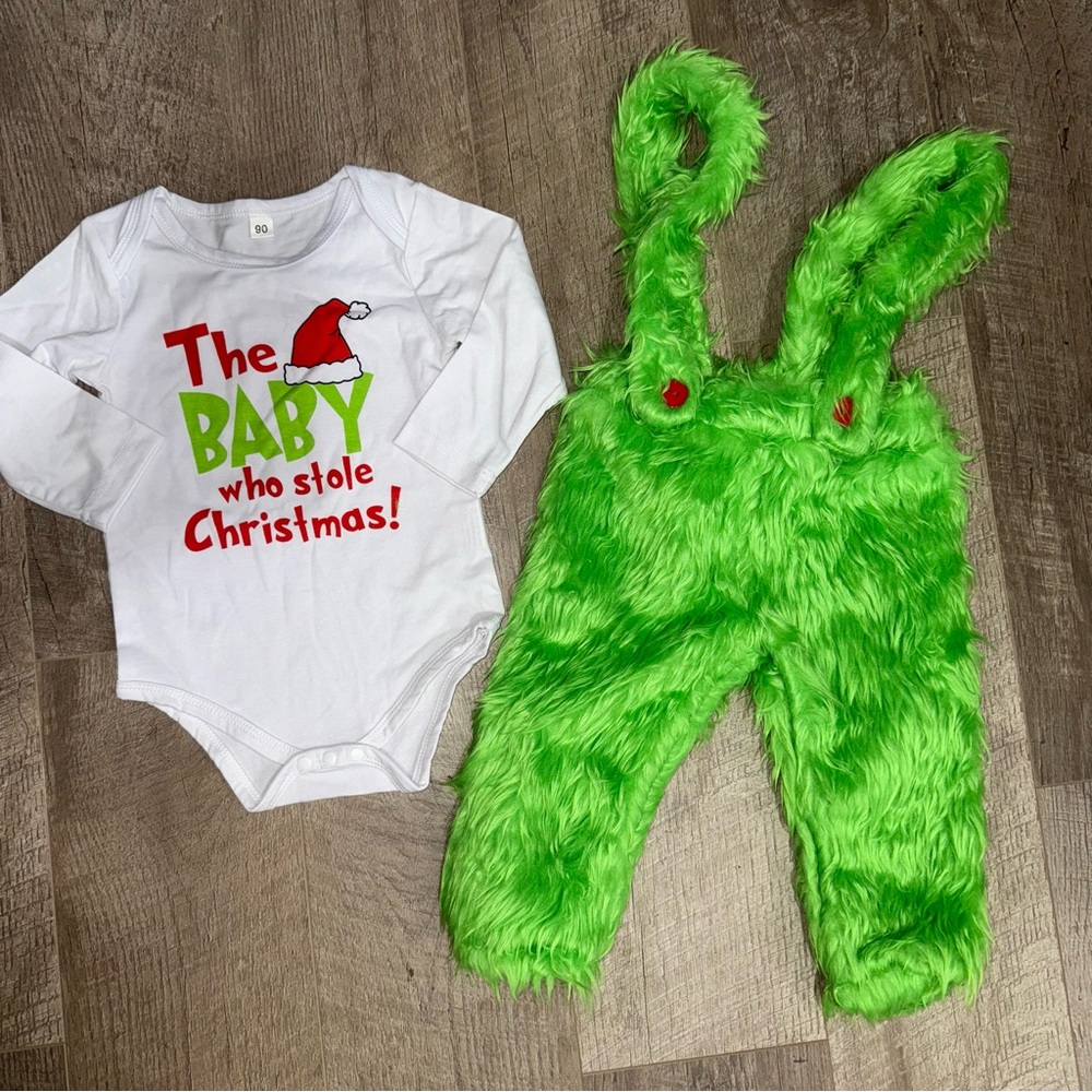 Baby Grinch Christmas Outfit